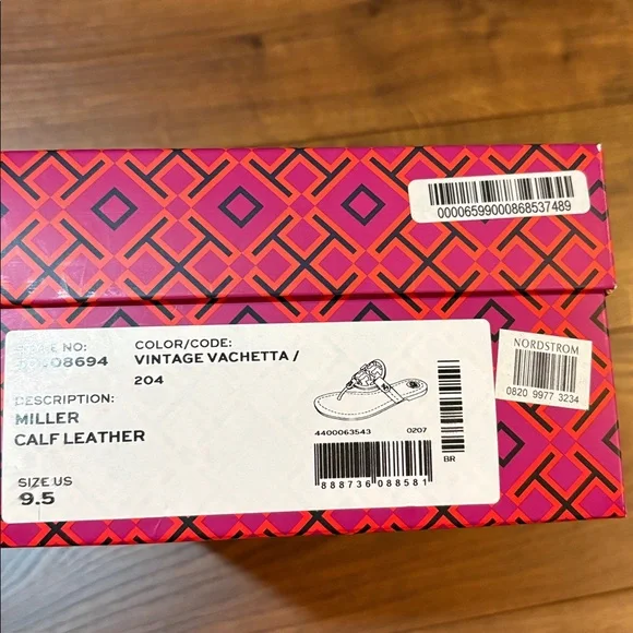 Tory Burch Miller Calf Leather Sandals - Picture 3 of 12